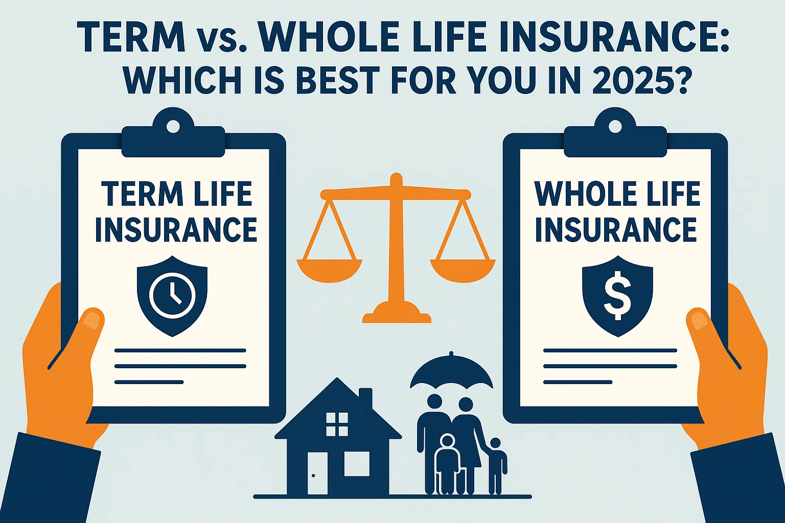 Term vs. Whole Life Insurance: Which Is Best for You in 2025? Hero Image